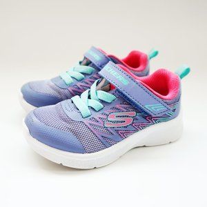 *SOLD* Skechers Toddler Girl Microspec Bold Delight Sneaker LAVENDER Size 8 GUC